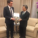 Con il Vicepresidente della Repubblica di Cina (Taiwan) Chen Chien-Jen